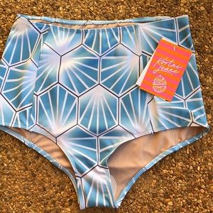 Brand new Kortni Jeane Swim high waisted bottoms